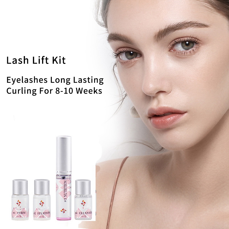 Lash Serum Growth - ชุดยกขนตาแบบเร็ว 8 ชิ้น/1 ชุด พร้อมเซรั่มบำรุงขนตา ชุดยกขนตาถาวร