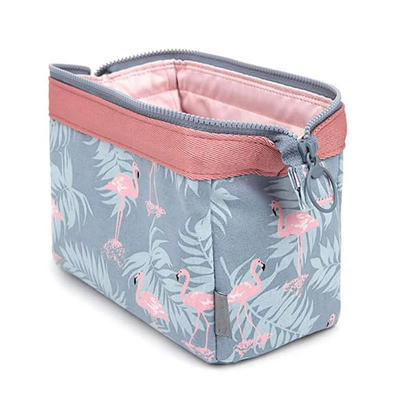 Makeup Beauty Necessaire - กระเป๋าแต่งหน้าแฟล밍โกกันน้ำสำหรับผู้หญิงแฟชั่นใหม่, ออแกไนเซอร์สำหรับการเดินทาง, อุปกรณ์เสริมความงามประจำวัน, กระเป๋าเก็บอุปกรณ์อาบน้ำ