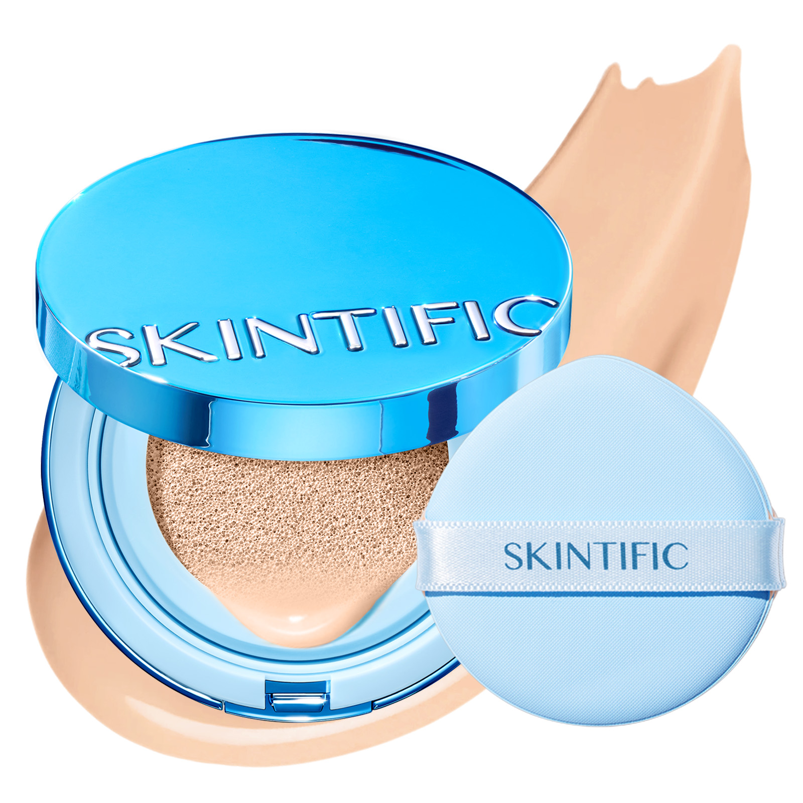 Concealer Full Coverage - SKINTIFIC Perfect Stay Cushion – รองพื้นเนื้อกำมะหยี่