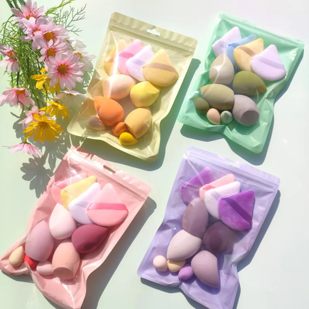 Beauty Blender In Makeup - 11/12 ชิ้นเครื่องสําอางค์พัฟแต่งหน้าฟองน้ําเครื่องปั่นความงามไข่ Foundation ฟองน้ําแป้งพัฟผู้หญิง Make Up