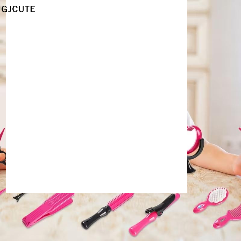 Beauty Makeup Kit For Kids - ชุดทำผมเสริมสวยสำหรับเด็กผู้หญิง 17 ชิ้น ชุดแต่งหน้าสำหรับเด็กเล่นบทบาทสมมติ ของเล่นคอสเพลย์สำหรับงานปาร์ตี้ เกมแต่งหน้า