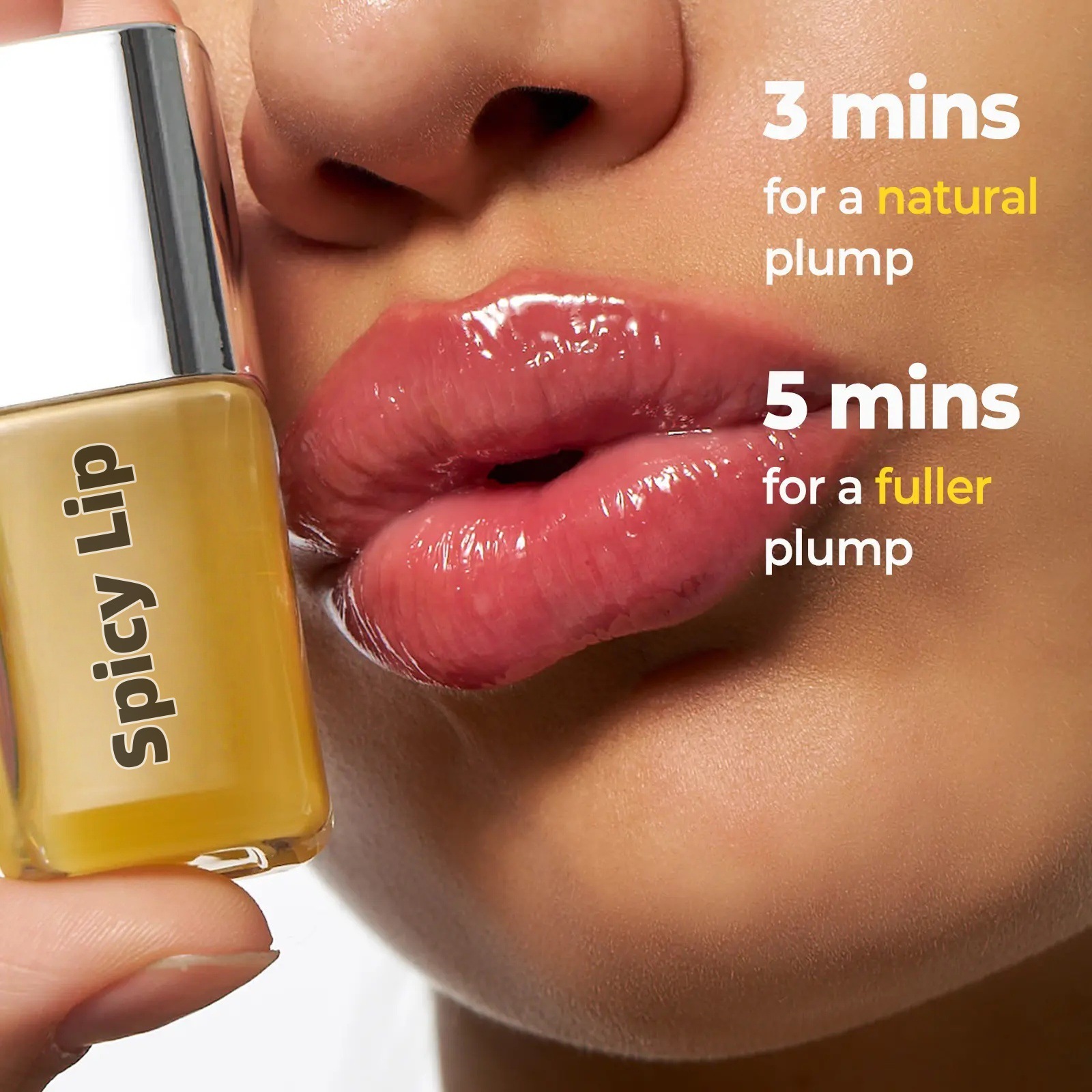 Lip Gloss Plumping - ลิปกลอสเพิ่มความอวบอิ่ม ปากดูหนาขึ้น บำรุงริมฝีปาก ลิปออยล์แต่งสี บำรุงความงาม