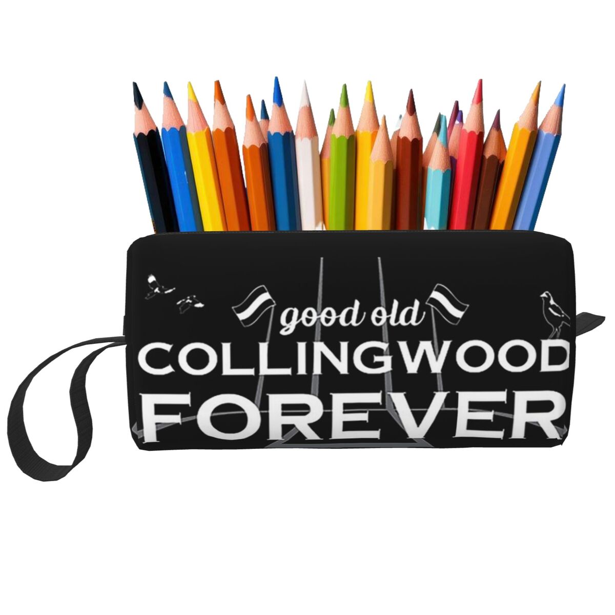Beauty Forever Makeup - Good Old Collingwood Forever - กระเป๋าแต่งหน้าลายเพลงธีมคอลลิงวูดกระเป๋าเครื่องสำอางสำหรับผู้หญิง