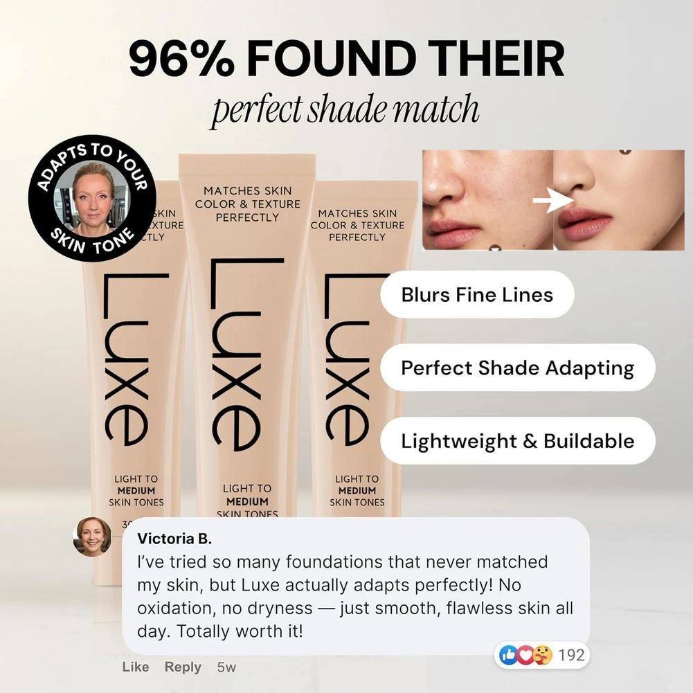 Concealer Full Coverage - LUXE เมจิก คัลเลอร์ เชนจิ้ง ลิควิด ฟาวน์เดชั่น
