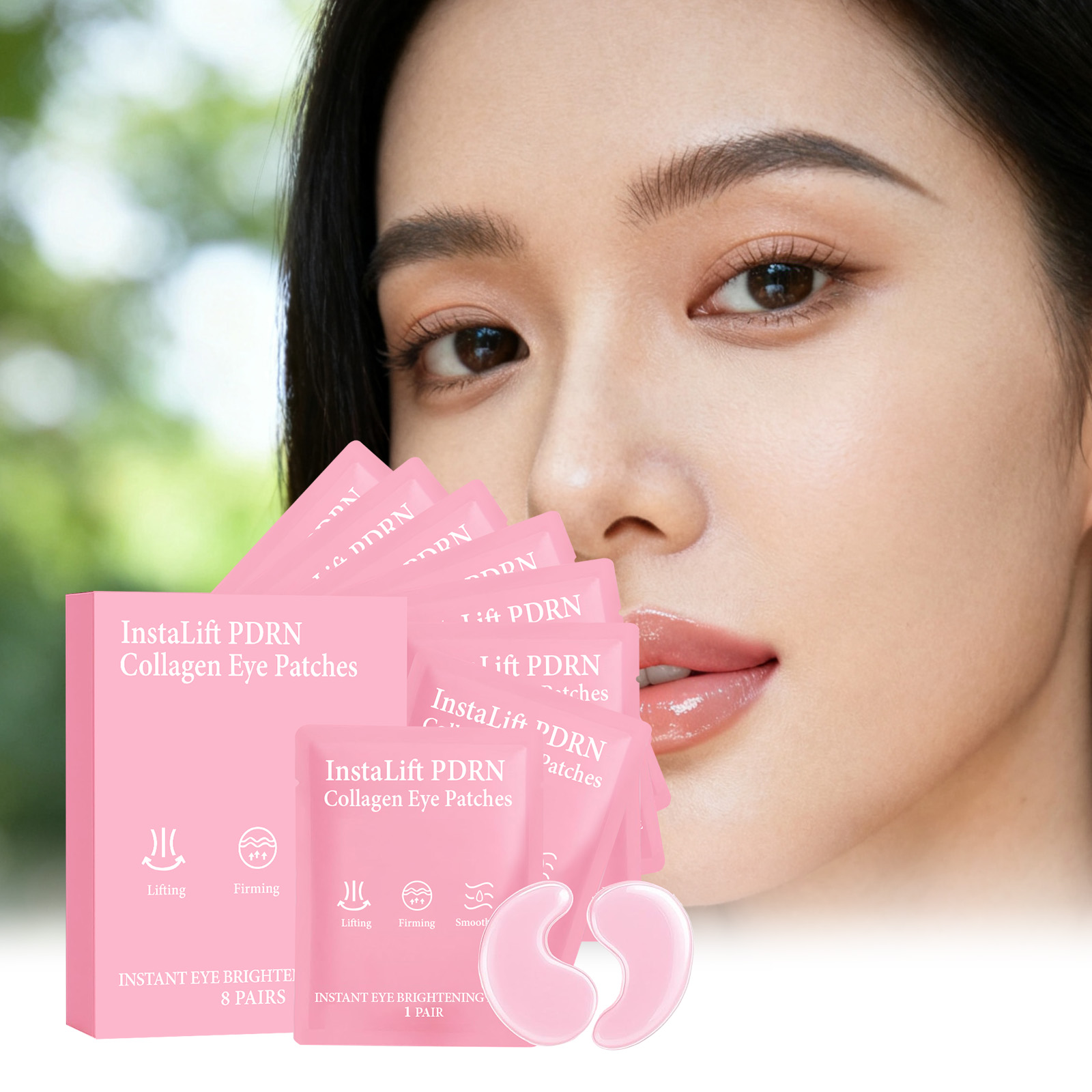 Collagen Eye Patch - แผ่นมาส์กใต้ตา Instalift PDRN คอลลาเจน ลดรอยคล้ำใต้ตา ลดถุงใต้ตา