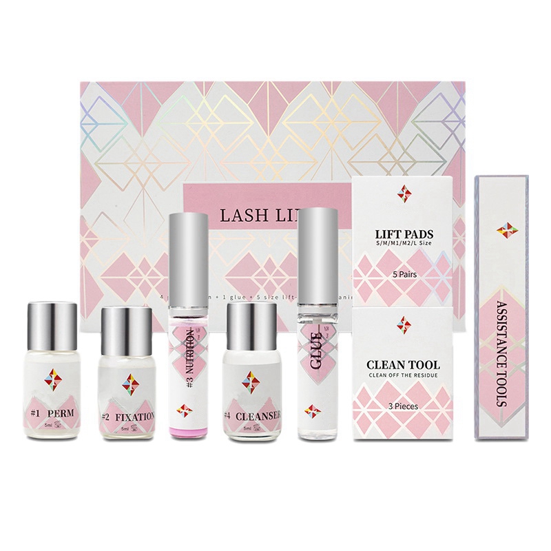 ชุดยกขนตาแบบเร็ว 8 ชิ้น/1 ชุด  - Lash Serum Growth บทวิจารณ์และราคา