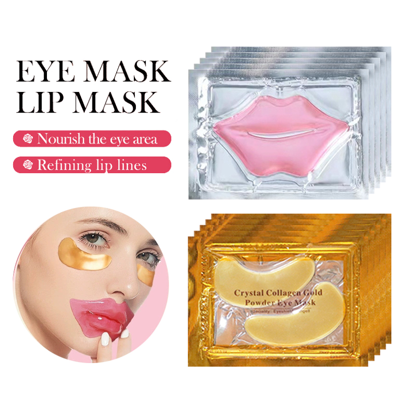 10/20pcs Golden Crystal Collag - Collagen Eye Patch บทวิจารณ์และราคา
