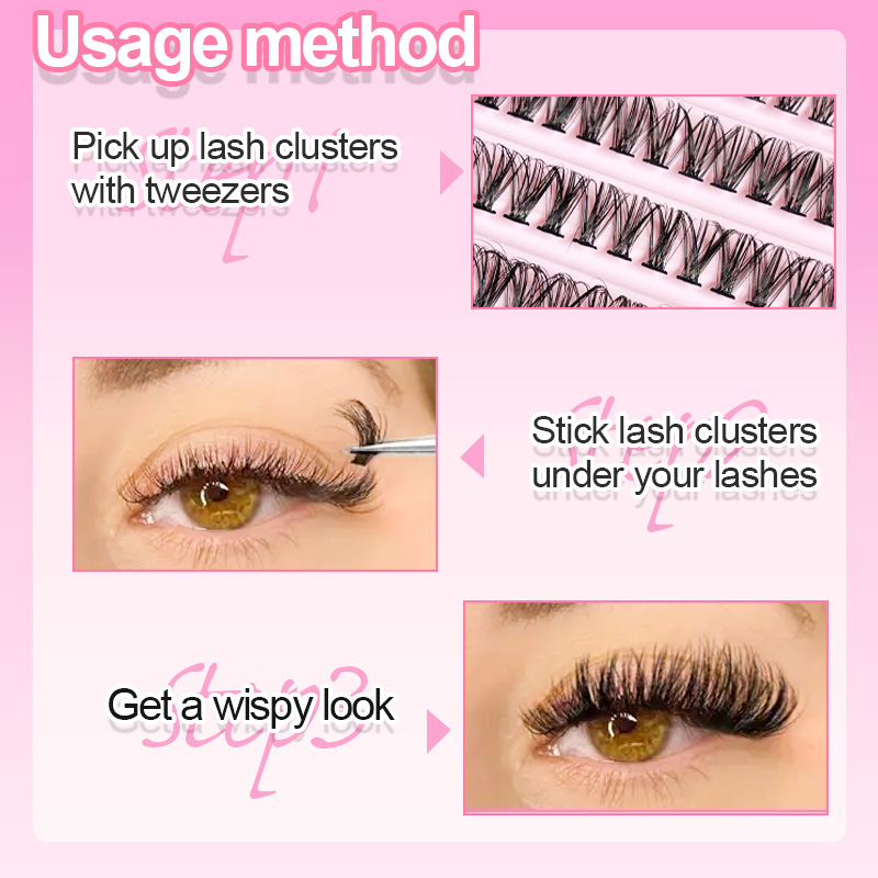 ขนตาปลอมแบบช่อ 8-16 มม. 200 ชิ - Eyelash Extension บทวิจารณ์และราคา