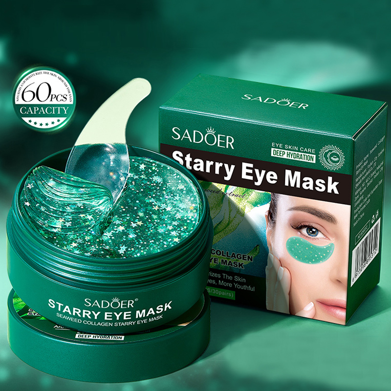60 ชิ้น/กล่อง มาส์กใต้ตาสาหร่า - Collagen Eye Patch บทวิจารณ์และราคา