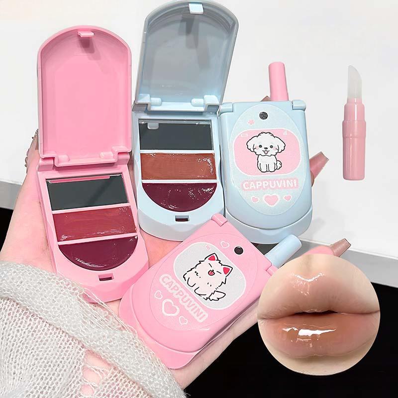 ลิปกลอสเนื้อแมทท์สองสี ดีไซน์โ - Lip Gloss Plumping บทวิจารณ์และราคา
