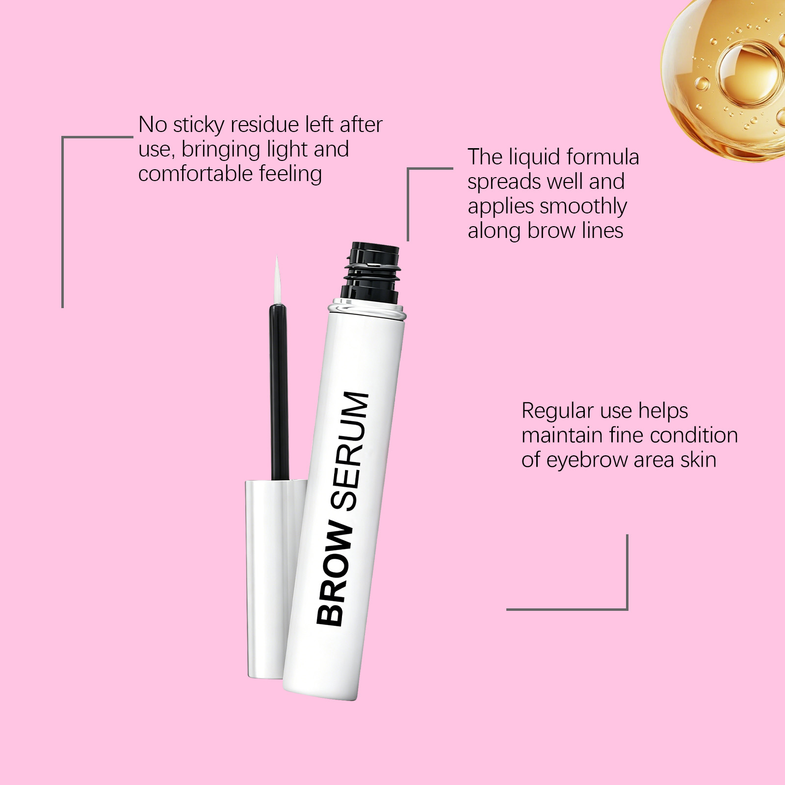น้ำมันละหุ่งเซรั่มบำรุงคิ้ว ปล - Lash Serum Growth บทวิจารณ์และราคา