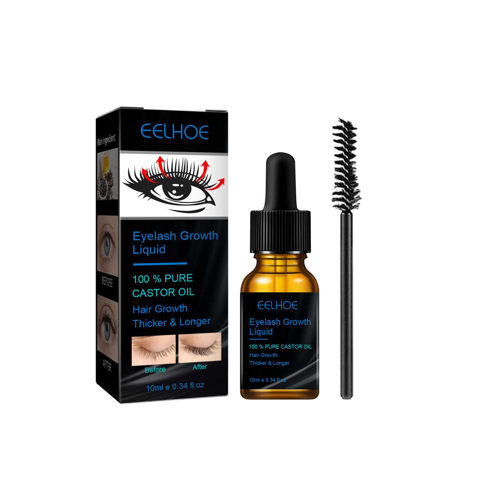 เซรั่มบำรุงขนตาแคสเตอร์ออยล์สำ - Lash Serum Growth บทวิจารณ์และราคา