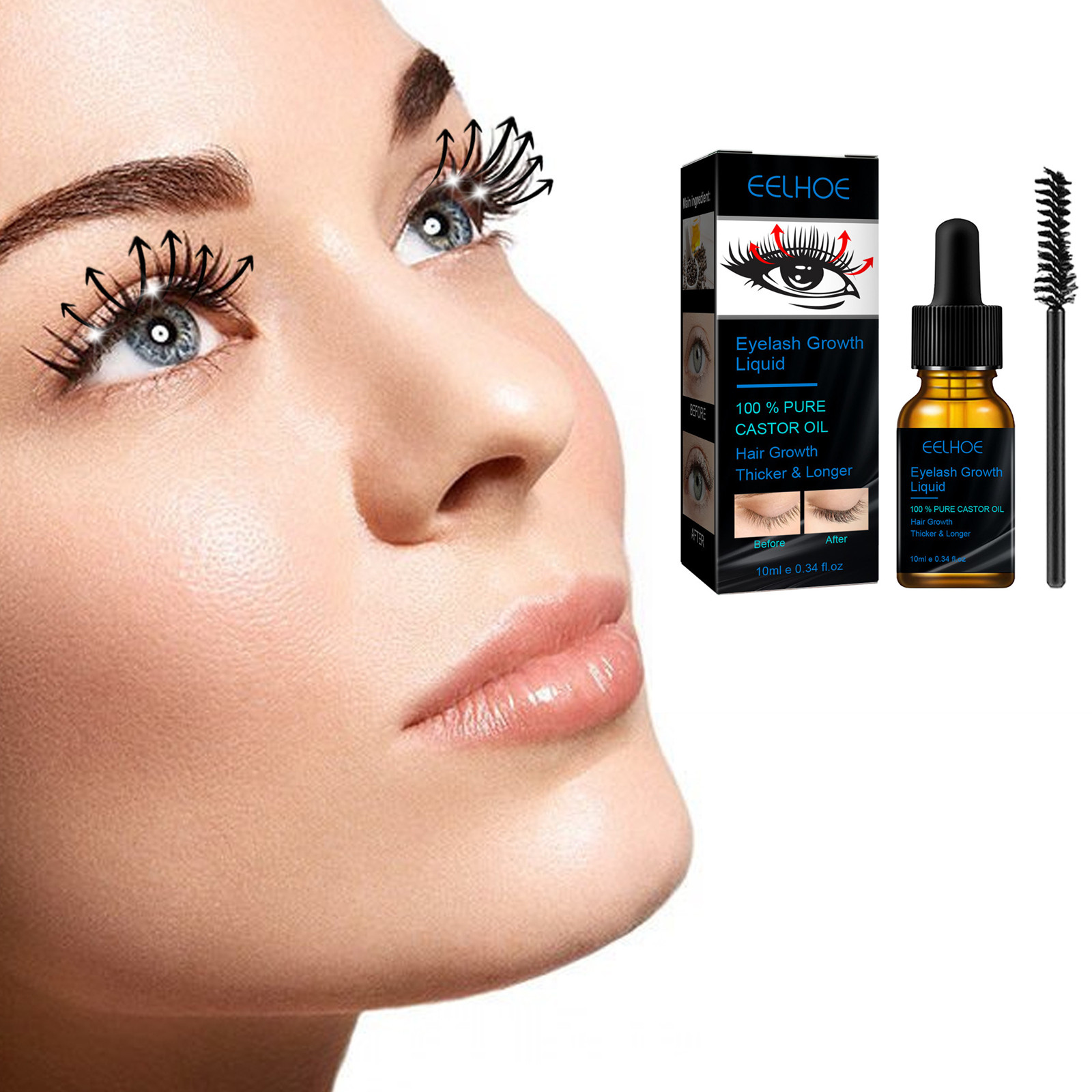 เซรั่มบำรุงขนตาแคสเตอร์ออยล์สำ - Lash Serum Growth บทวิจารณ์และราคา