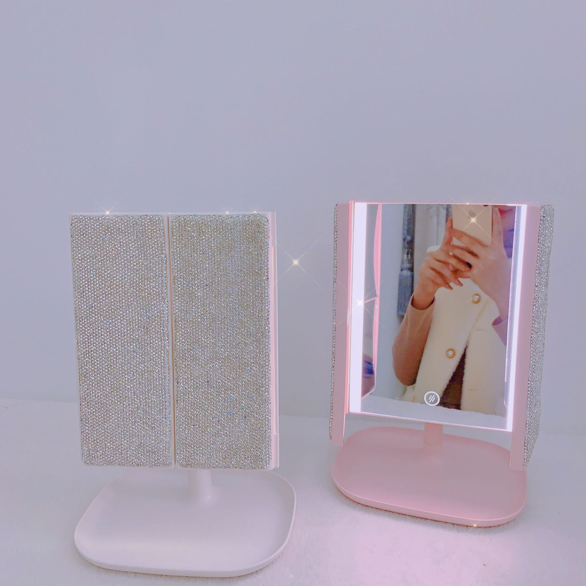 Trifold LED แต่งหน้ากระจกไฟควา - Beauty Forever Makeup บทวิจารณ์และราคา