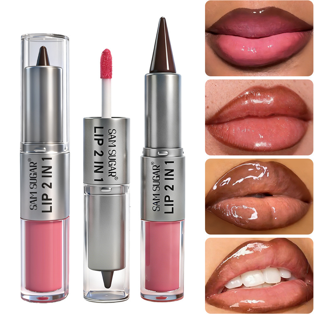ลิปไลเนอร์และลิปกลอส 2 in 1, ล - Lip Gloss Plumping บทวิจารณ์และราคา